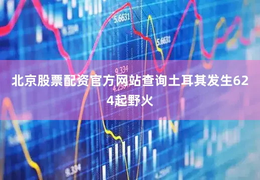 北京股票配资官方网站查询土耳其发生624起野火