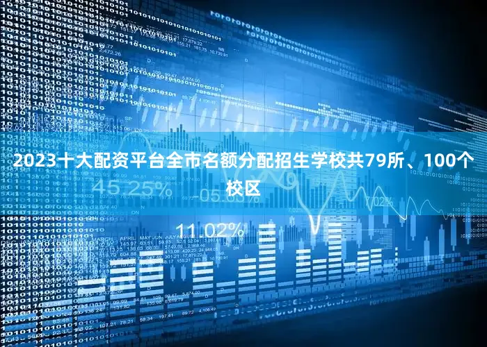 2023十大配资平台全市名额分配招生学校共79所、100个校区